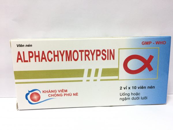 giá thuốc alpha chymotrypsin