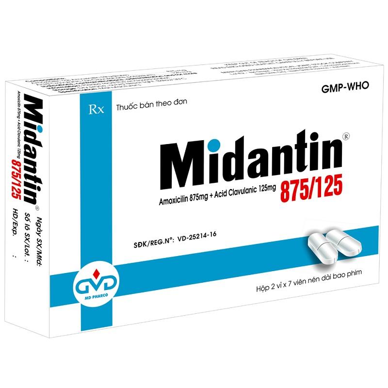 Công dụng và liều dùng của thuốc Midantin